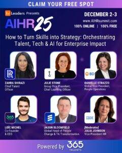 During AIHR Summit 2025, we discussed how skills are quickly becoming the currency of competitiveness — yet many organizations are still constrained by outdated, role-based models that limit agility and slow growth.